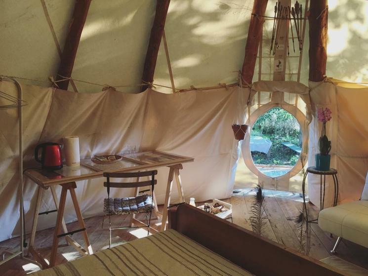 Tipi Lodge Dans La Foret Mimizan-Plage Kültér fotó