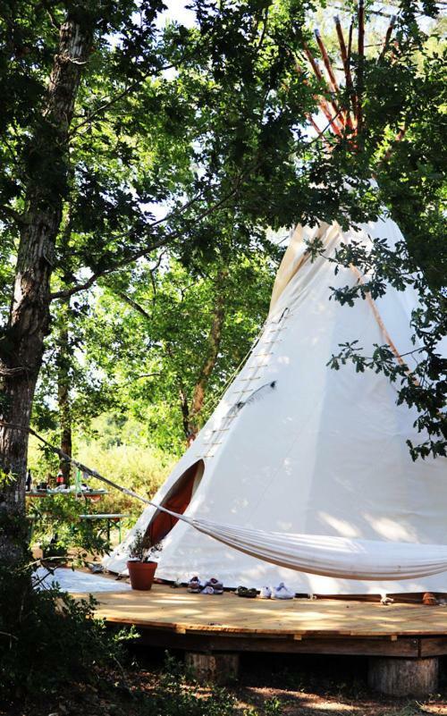 Tipi Lodge Dans La Foret Mimizan-Plage Kültér fotó